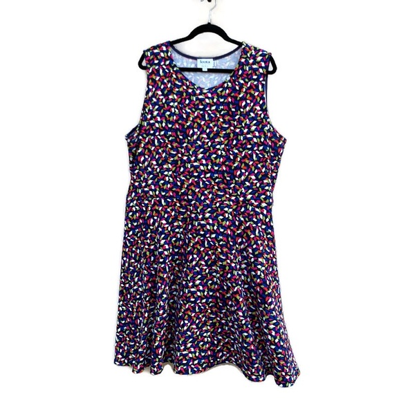 Leota Exclusively for Dia & Co 4X Midi Dress - Picture 1 of 5